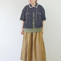 ＊レディース＊KELEN-ケレン-ショート丈刺繍メッシュシャツ"DAG"