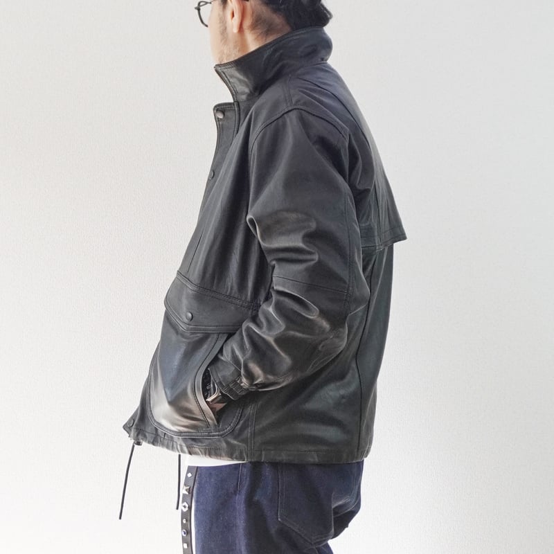ユニセックス＊YOUSED-ユーズド-RETRO BAGGIES LEATHER JKT |