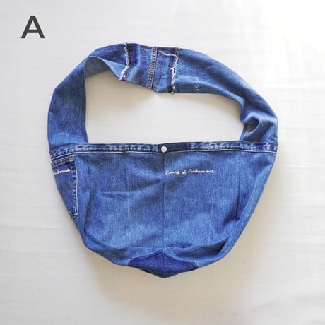 THRIFTY LOOK（スリフティルック） BLUE DENIM NEWSPAPER BAG