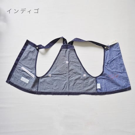 2色レディース＊快晴堂-Girl’s・リラクシンWorkインディゴデニム／オーバーオールベスト/52JK-06・52JK-18