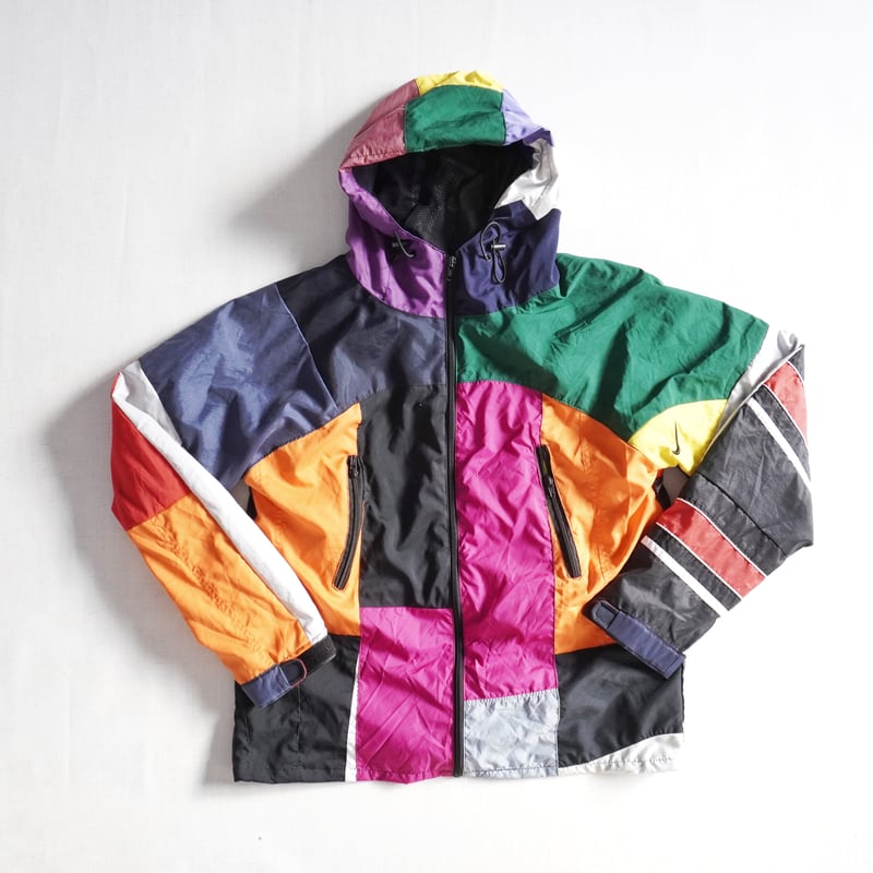 Retro hot sale windbreaker mens