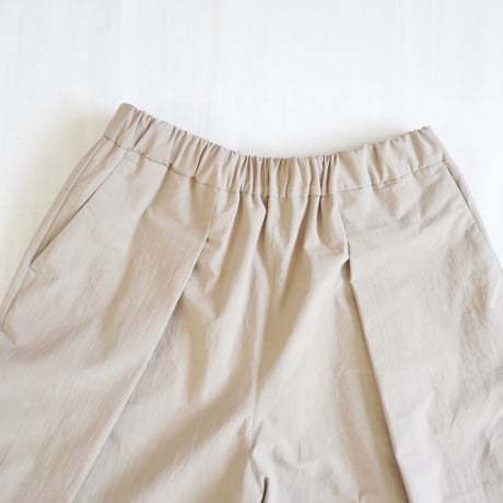 2色ユニセックス＊結 -yui-（ゆい）WIDE TUCK EASY TROUSERS（ワイド タック イージー トラウザー/YWTEP-010)