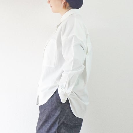 2色＊レディース＊Linen ya-リネンヤ-スモールカラーブラウス