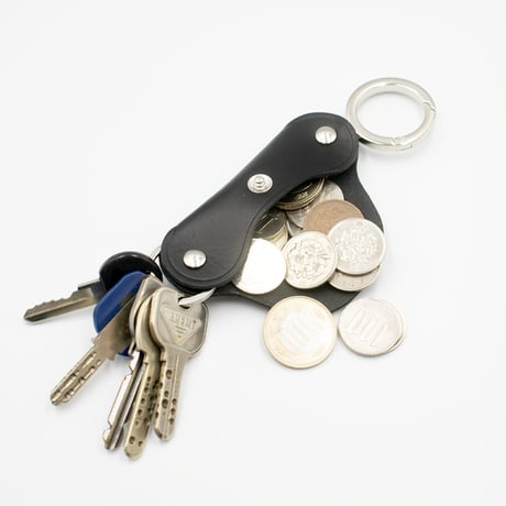 ４色＊ユニセックス＊ [1/2HALF] KEY/PAY (ITALIAN LEATHER ＆ NEON LEATHER)