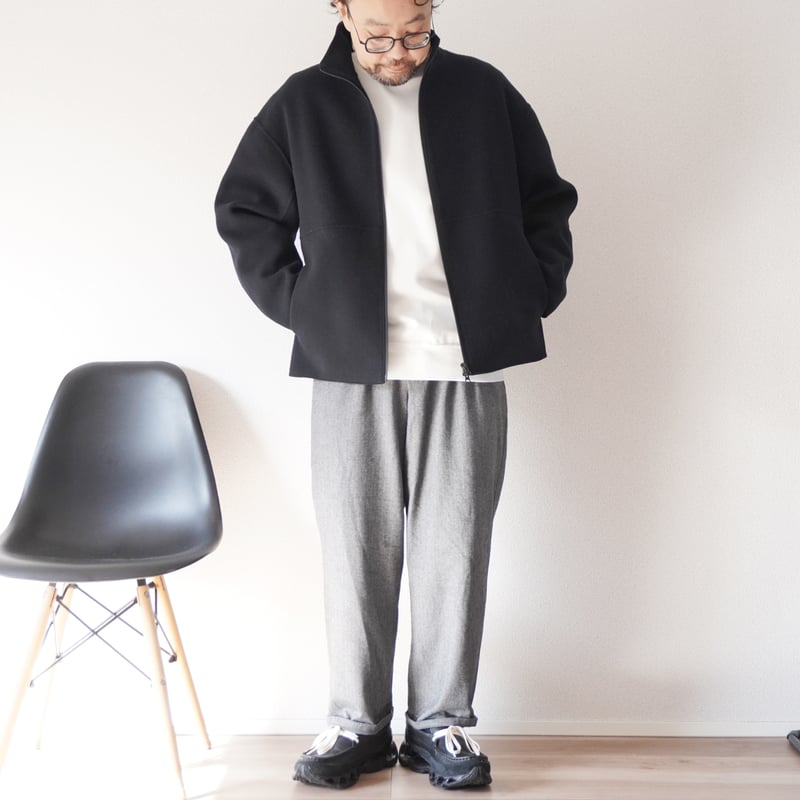 ユニセックス*LA MOND-ラモンド-Super 140 Wool Stand Colla ユニセックス*LA MOND-ラモンド-Super 140 Wool Stand Colla
