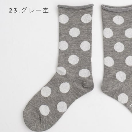 5色＊レディース＊prit -ドットソックス P01663