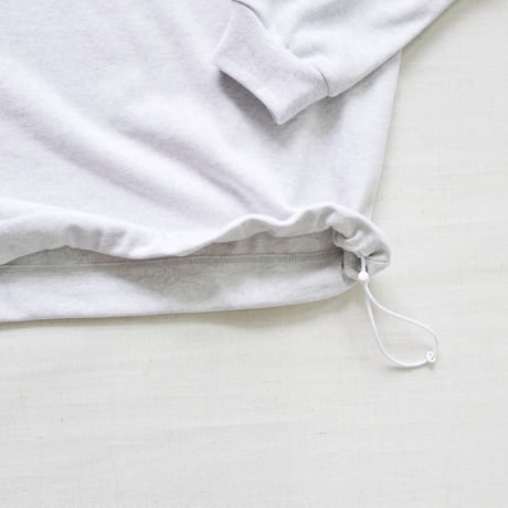 2色＊ユニセックス＊LA MOND-ラモンド-DRAWST MOCK NECK COTTON LONGTEE LM-C-207-CT