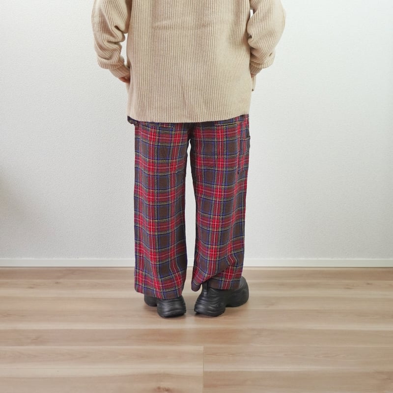 3色＊レディース＊快晴堂 - Girl'sタータンチェック・リラクシン