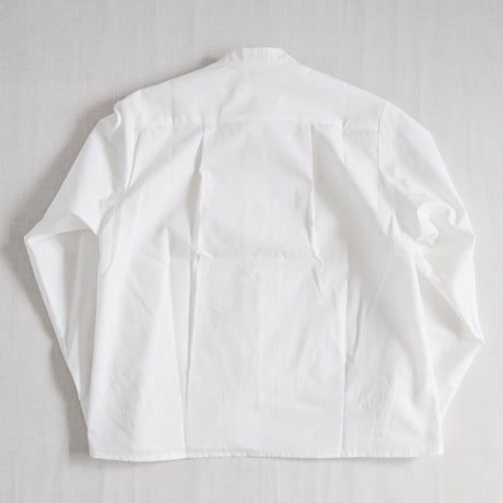 レディース＊Linen ya-リネンヤ-スタンドカラーブラウス/ホワイト