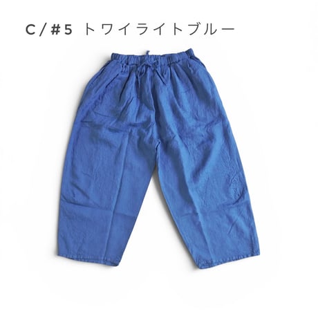 ３色＊レディース＊快晴堂 -ふわふわタックパンツ 初秋まで着られるリネン 62P-38
