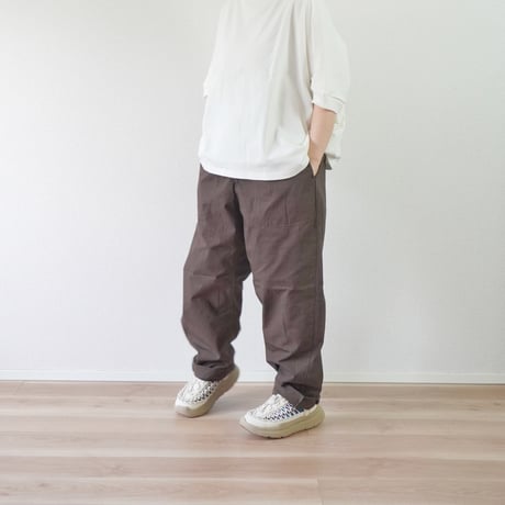 ３色＊ユニセックス＊TIGRE BROCANTE-ティグルブロカンテ-ジンバブエコットンタゴサクロングパンツ