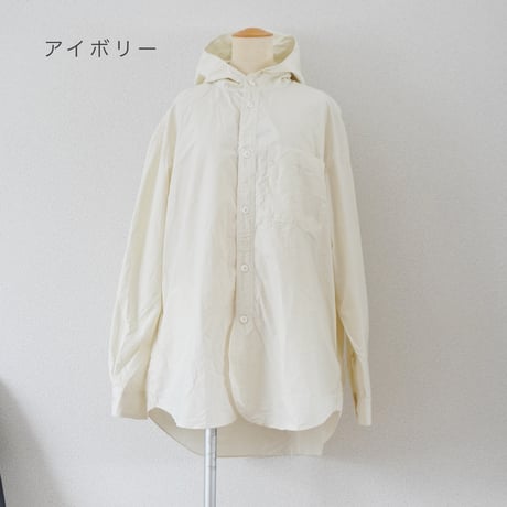 3色＊＊BRENA-ブレナ-HOOD WORK SHIRT フードワークシャツ