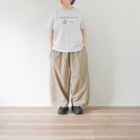 2色＊レディース＊Brocante-ブロカント-綿麻ウェザー コルドンパンツ33-0443X
