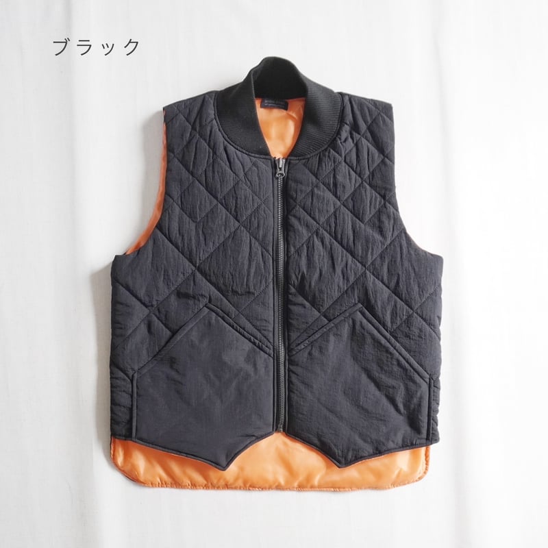 2色*ユニセックス*modem design-モデムデザイン-quilted vest 2色*ユニセックス*modem design-モデムデザイン-quilted vest
