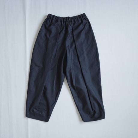 2色レディース＊結-ゆい-COTTON/LINEN BACK SATIN WIDE TUCK EASY TROUSERS /YWTEP-004