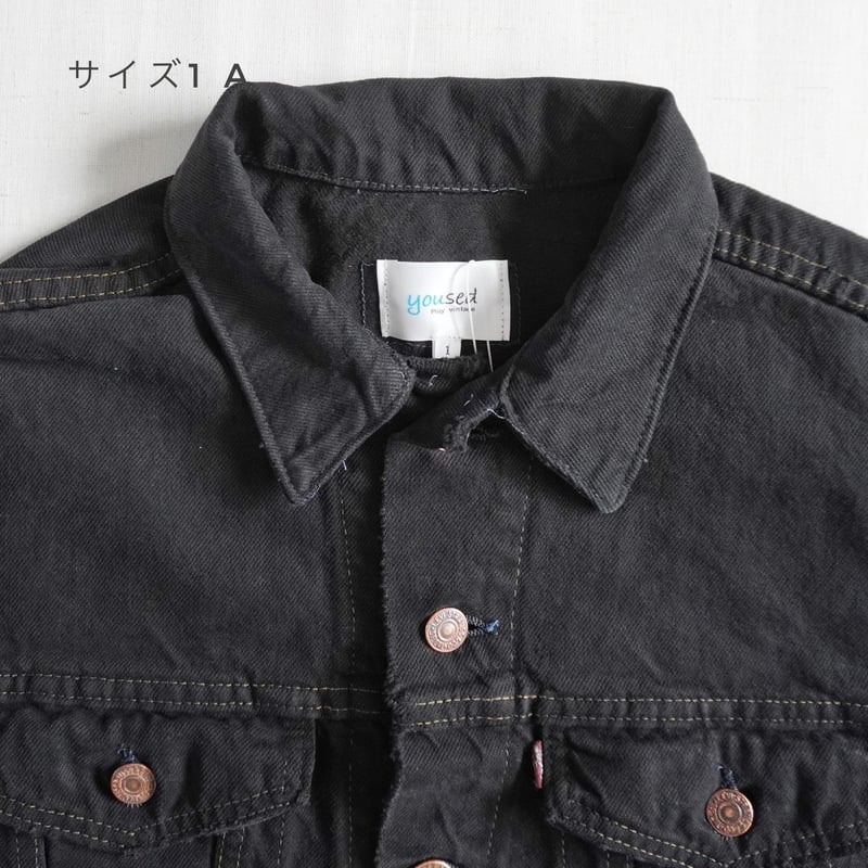 ユニセックス*YOUSED-ユーズド-DOUBLE BLACK VINTAGE DENIM ユニセックス*YOUSED-ユーズド-DOUBLE BLACK VINTAGE DENIM