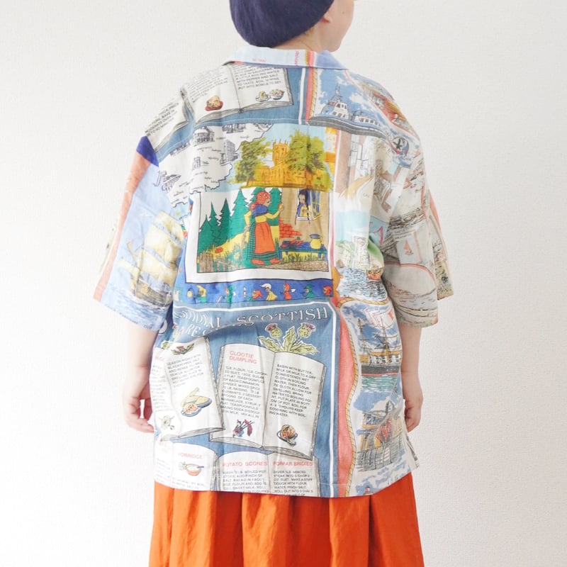 mr.remake.man リメイクシャツ 1点物モデムデザイン サイズL 新品 Mr.Remake Man】patchwork remake shirts (BROWN)