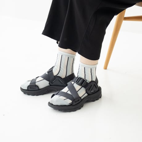 ＊レディース＊prit-プリット-シアーストライプソックス P02561