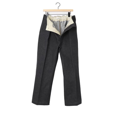 ＊ユニセックス＊amne-アンヌ-Pre-wash DENIM eel's / amn-PT-041 / Black