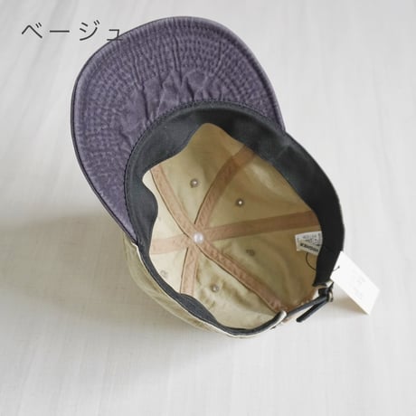 2色goods＊HIGHER-ハイヤー-CHINO × OXFORD BRIM FADED CAP