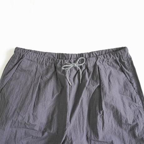 ＊ユニセックス＊LA MOND-ラモンド-Cotton/Nylon Poplin Shorts/ブラック/LM-P-129-TC