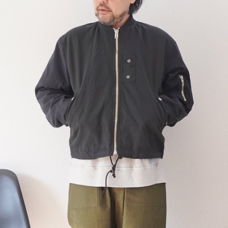 ユニセックス＊Nasngwam-ナスングワム-BARBARIAN FLIGHT JACKET/