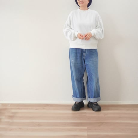 2色＊ユニセックス＊LA MOND-ラモンド-STITCH WORK LIGHT SWEAT
