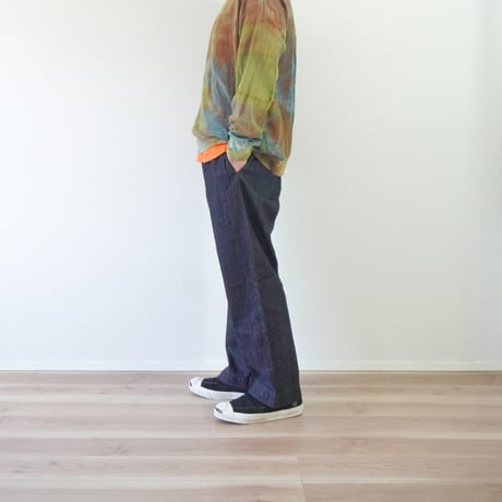 ＊ユニセックス＊TIGRE BROCANTE-ティグルブロカンテ-7オンスデニムミャオテーパードパンツ