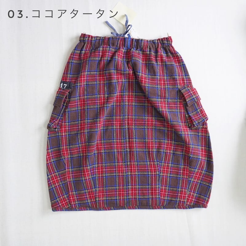 atelier gg黄色チェック 3色＊レディース＊快晴堂 -Girl'sタータンチェック・リラクシン