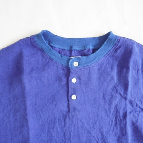 ユニセックス＊have a good day-ハブアグッドデイ-Linen henly s/s tee リネン ヘンリー 半袖Tシャツ