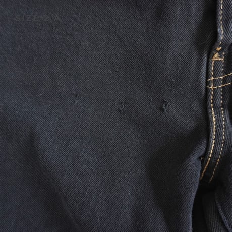 ＊ユニセックス＊YOUSED-ユーズド-DOUBLE BLACK PAINTER PANTS ブラック2度染めペインターパンツ