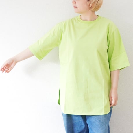 2色＊ユニセックス＊amne-アンヌ-JERSEY round hem tee / amn-CS-077