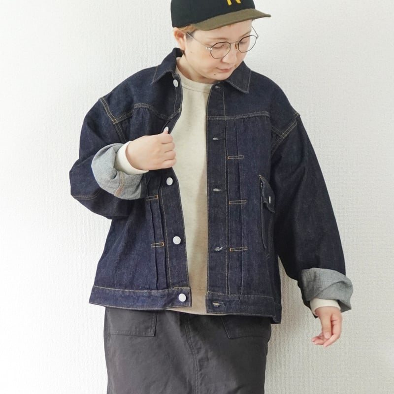 ユニセックス＊ORDINARY FITS-オーディナリーフィッツ- DENIM JACKET(