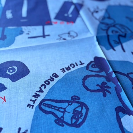 3色＊GOODS＊TIGRE BROCANTE-ティグルブロカンテ-KAKEI boys 柄 ガーゼバンダナ