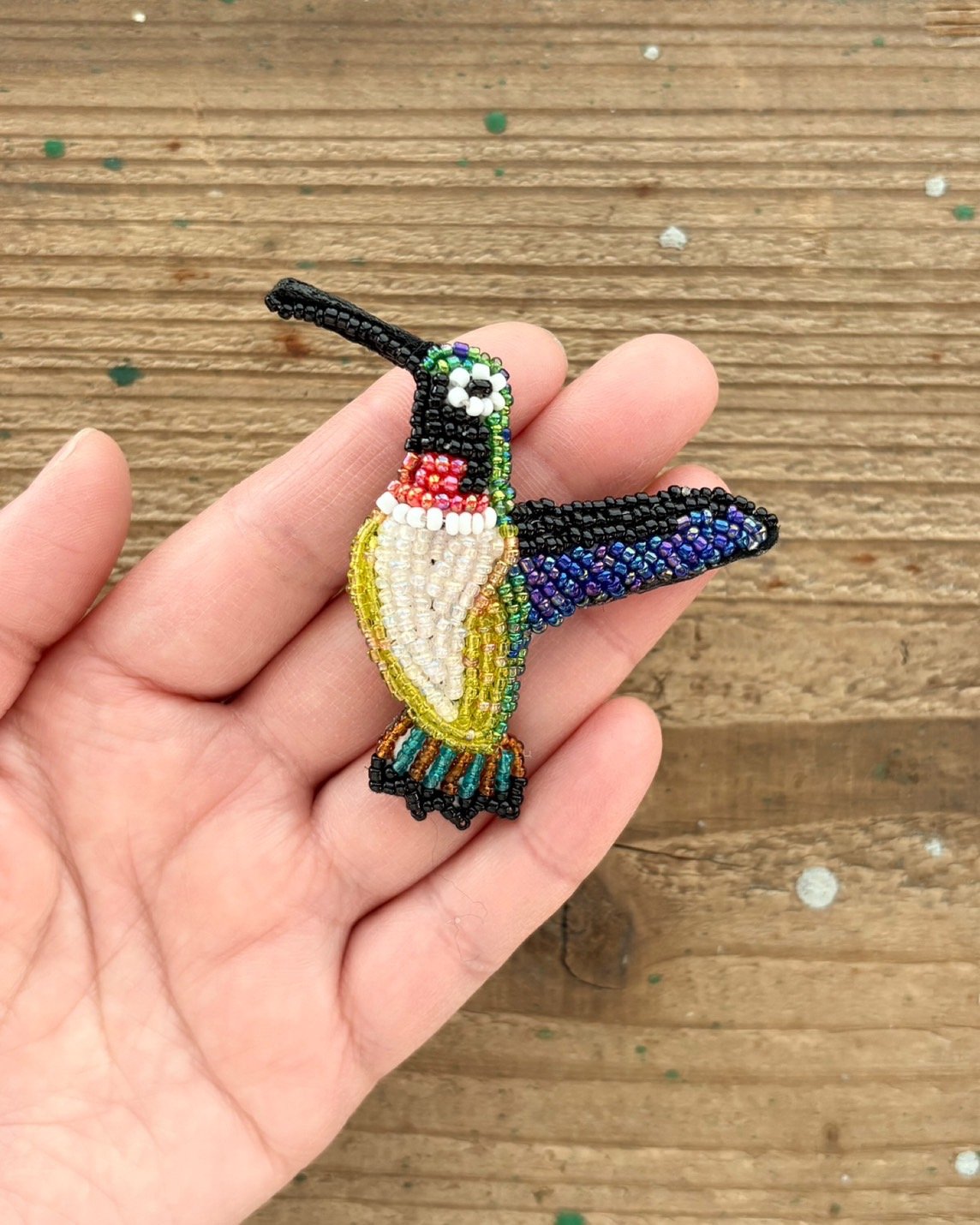 モチーフ★ピン BEADED ACCESSORIES] SMALL PIN スモールモチーフ ピンバッジ |