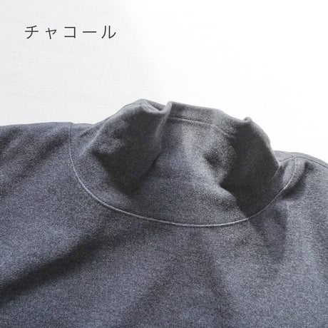 2色＊ユニセックス＊LA MOND-ラモンド-LOUNGE SUEDE HIGH NECK SWEAT LM-C-211