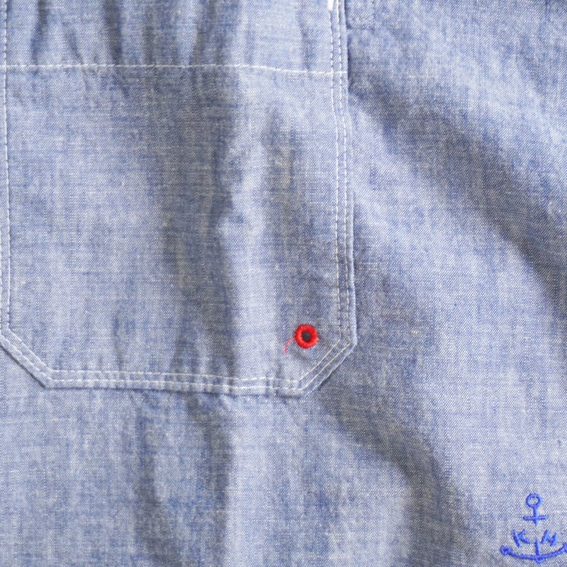 レディース＊快晴堂 -フードデッキ半袖シャツ 62S-48 | 城下町の洋服屋