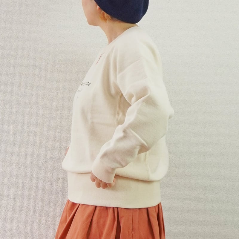 2色＊レディース＊快晴堂 -裏起毛ロゴトレーナー “Pan World Air Route