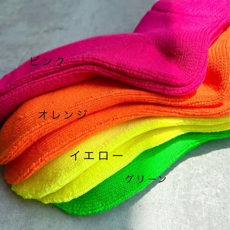 ＊goods＊FAB.IT-ファブイット-Chuck NEON ソックス 靴下