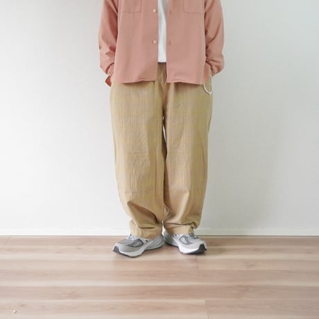 2色ユニセックス＊have a good day-ハブアグッドデイ-Plaid volume pants チェックボリュームパンツ