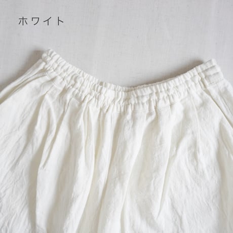 2色＊レディース＊Linen ya-リネンヤ-リネン ワイドキュロット
