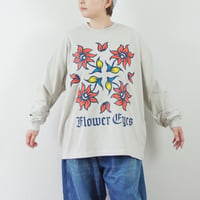 2色＊ユニセックス＊NASNGWAM（ナスングワム） FLOWER EYES CREW