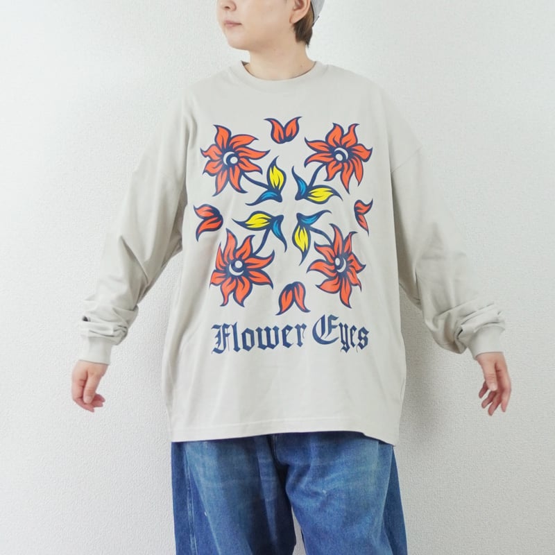 2色＊ユニセックス＊NASNGWAM（ナスングワム） FLOWER EYES CREW | 城