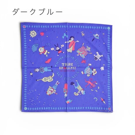 4色＊GOODS＊TIGRE BROCANTE-ティグルブロカンテ-THE WORLD WILL BE ONE ガーゼバンダナ