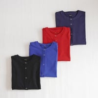 4色＊レディース＊Linen ya-リネンヤ-デラヴェスナップボタンカーディガン
