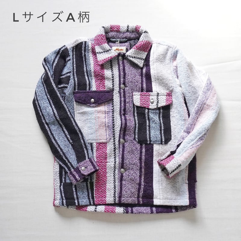 ユニセックス＊Nasngwam-ナスングワム-CHIEF JACKET/LサイズA柄