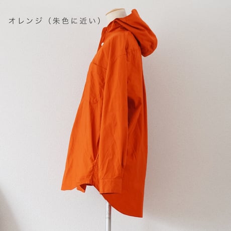 3色＊＊BRENA-ブレナ-HOOD WORK SHIRT フードワークシャツ