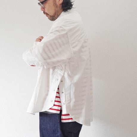 ＊ユニセックス＊IMPRESTORE-インプレストア-5oz Basket Western Shirts / Dwayne (White)