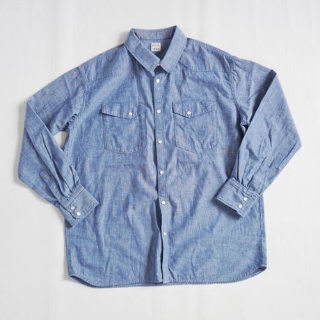 ＊ユニセックス＊ORDINARY FITS-オーディナリーフィッツ-CHAMBRY WESTERN SHIRTS/OF-S119-324