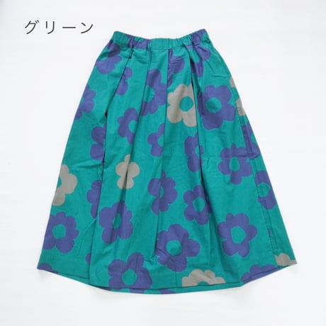 ＊ASCOT by yim-アスコット バイ イム-ラッカウスクッカ柄 タックスカート